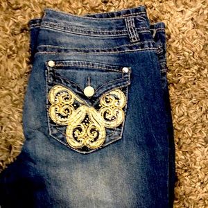 Fancy going out blue jeans 👠